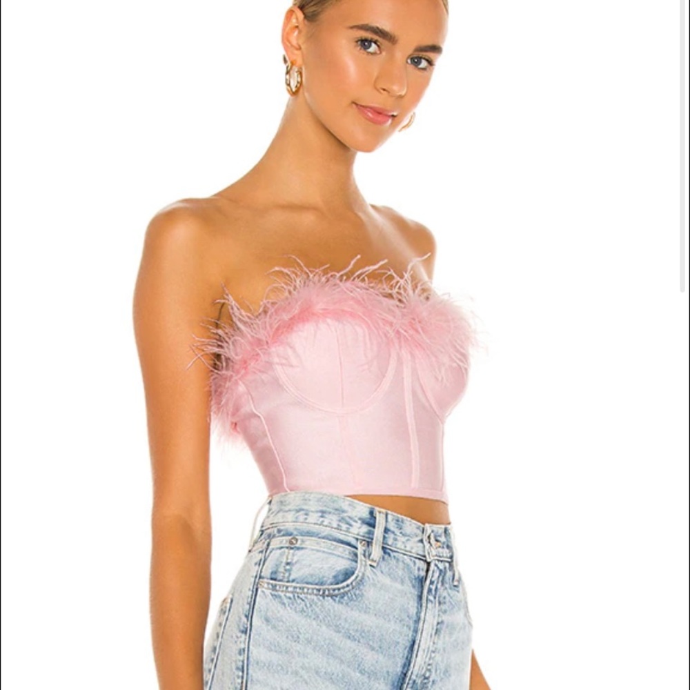 Superdown Ramona Pink Bustier